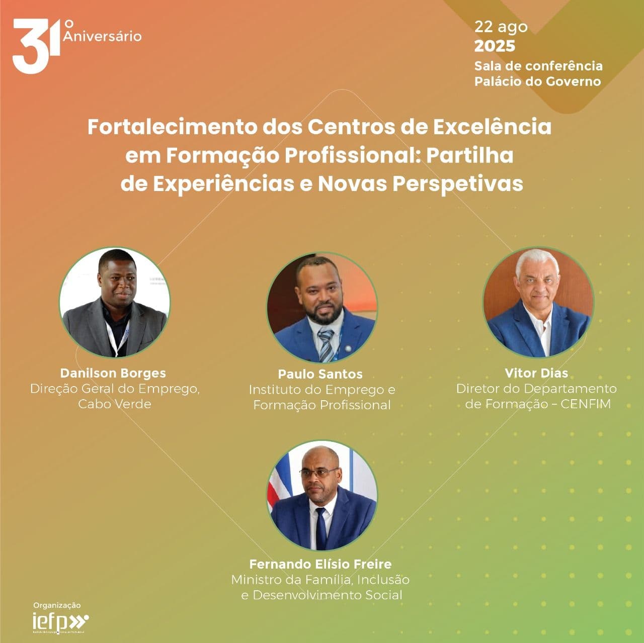  31º Aniversário do Instituto do Emprego e Formação Profissional