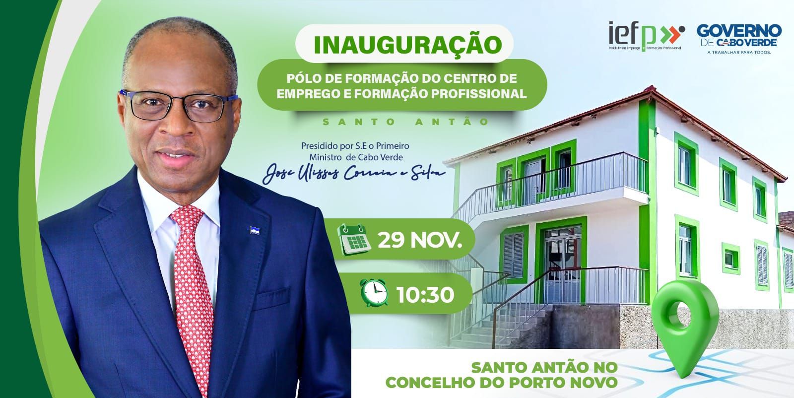 Inauguração do Novo Polo de Formação do Centro de Emprego e Formação Profissional - Santo Antão