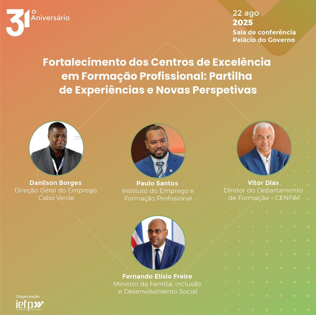  31º Aniversário do Instituto do Emprego e Formação Profissional